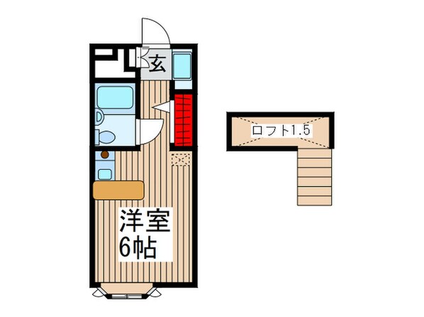 ﾍﾞﾙﾋﾟｱ桶川第5の物件間取画像